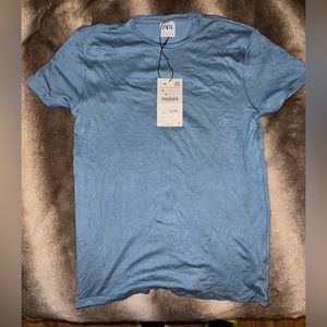 Blue Zara T-Shirt Men